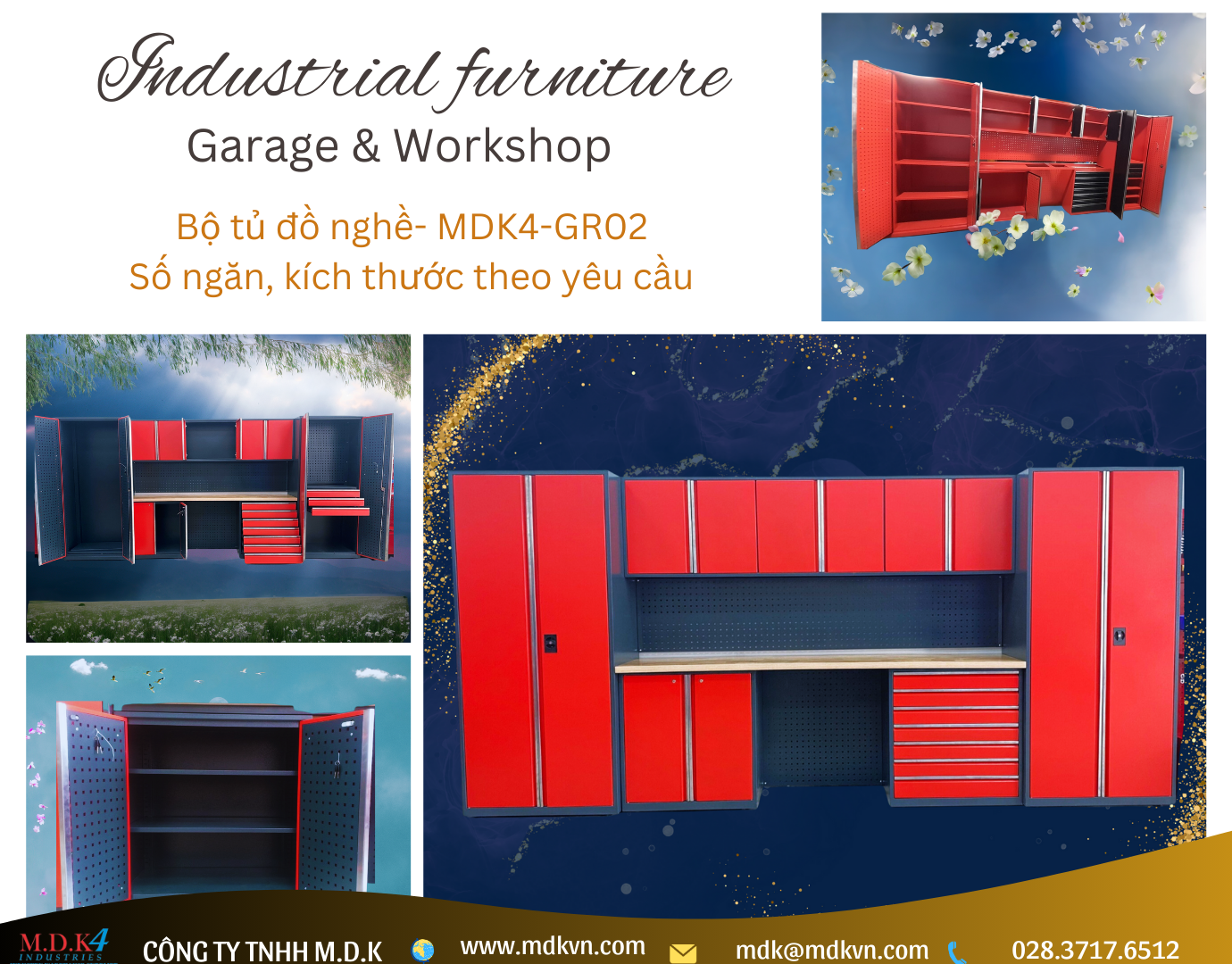 Hệ tủ garage MDK4-CB0042